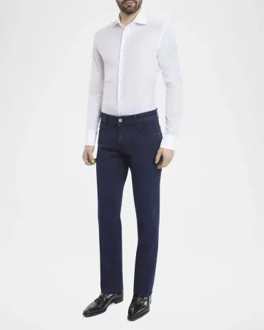 Stefano Ricci Men's Straight-Leg Denim Jeans | Thumbnail 3 Stefano Ricci Men's Straight-Leg Denim Jeans | Thumbnail 3