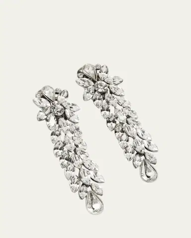 ben-amun Large Crystal Drop Earrings | Thumbnail 3 ben-amun Large Crystal Drop Earrings | Thumbnail 3