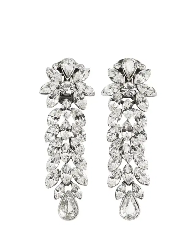 Ben-Amun Large Crystal Drop Earrings