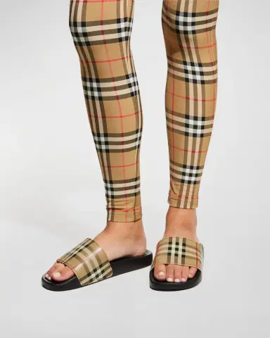 Burberry Furley Vintage Check Slide Sandals | Thumbnail 2 Burberry Furley Vintage Check Slide Sandals | Thumbnail 2