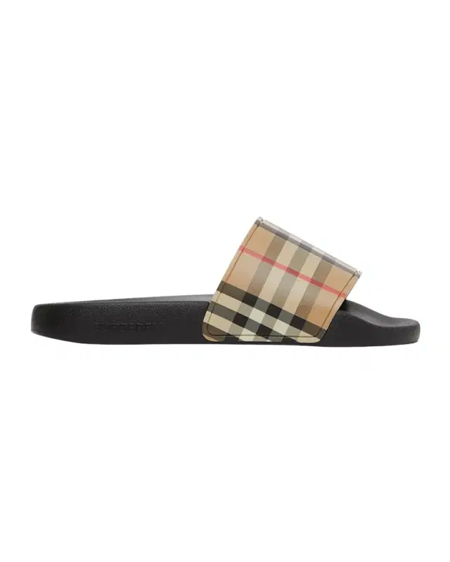 Burberry Furley Vintage Check Slide Sandals