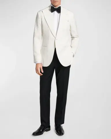 Eton Men's Slim-Fit Fly Front Formal Shirt | Thumbnail 2 Eton Men's Slim-Fit Fly Front Formal Shirt | Thumbnail 2