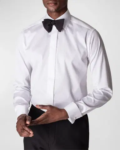 Eton Men's Slim-Fit Fly Front Formal Shirt | Thumbnail 4 Eton Men's Slim-Fit Fly Front Formal Shirt | Thumbnail 4