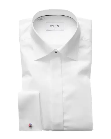 Eton Men's Slim-Fit Fly Front Formal Shirt | Thumbnail 1 Eton Men's Slim-Fit Fly Front Formal Shirt | Thumbnail 1