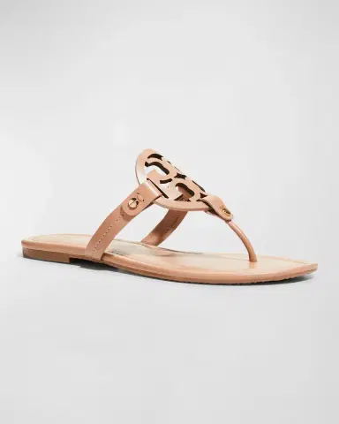 Tory Burch Miller Leather Logo Thong Sandals | Thumbnail 2 Tory Burch Miller Leather Logo Thong Sandals | Thumbnail 2