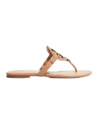 Tory Burch Miller Leather Logo Thong Sandals | Thumbnail 1 Tory Burch Miller Leather Logo Thong Sandals | Thumbnail 1