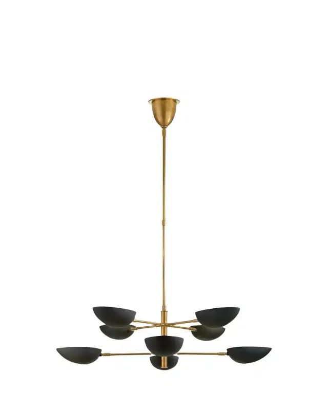 Visual Comfort Signature Graphic Large Two Tier Chandelier By AERIN