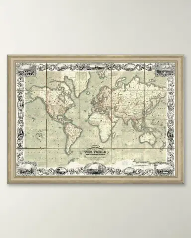 Wendover Art Group Illustrated Map of the World | Thumbnail 4