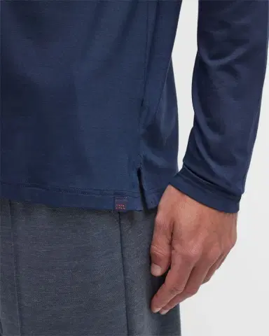 Derek Rose Men's Long-Sleeve Jersey Tee | Thumbnail 5 Derek Rose Men's Long-Sleeve Jersey Tee | Thumbnail 5