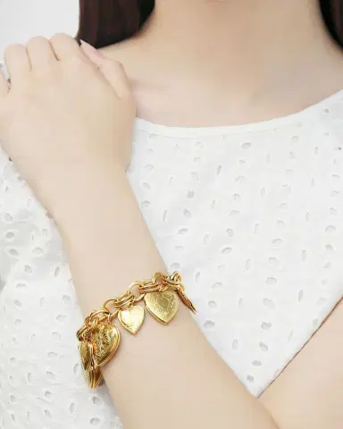 Ben-Amun All Heart-Locket Bracelet | Thumbnail 3 Ben-Amun All Heart-Locket Bracelet | Thumbnail 3