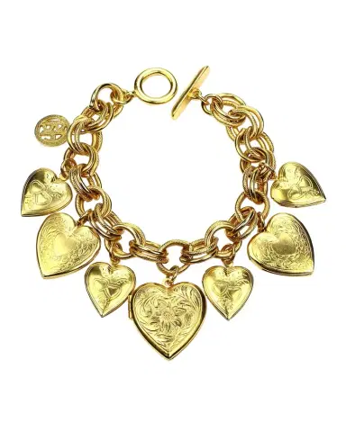 Ben-Amun All Heart-Locket Bracelet | Thumbnail 1 Ben-Amun All Heart-Locket Bracelet | Thumbnail 1