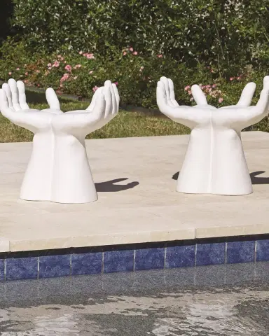 Global Views Hand Stool | Thumbnail 4