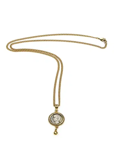 Ben-Amun Two-Tone Coin Pendant Necklace | Thumbnail 3 Ben-Amun Two-Tone Coin Pendant Necklace | Thumbnail 3
