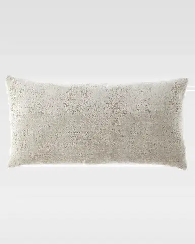 Fino Lino Linen & Lace Velluto Oblong Pillow | Thumbnail 2