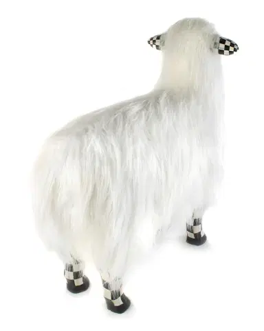 MacKenzie-Childs Courtly Check Large White Sheep | Thumbnail 2 MacKenzie-Childs Courtly Check Large White Sheep | Thumbnail 2