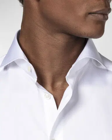 Eton Men's Slim-Fit Twill Dress Shirt with Cutaway Collar | Thumbnail 2