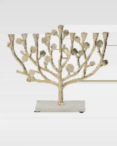 Michael Aram Botanical Leaf Gold Menorah | Thumbnail 2