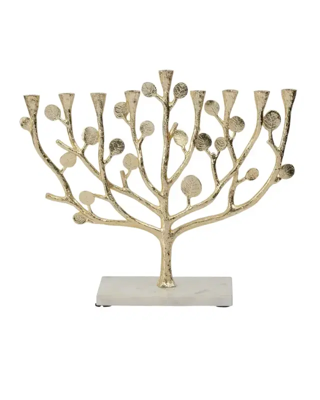 Michael Aram Botanical Leaf Gold Menorah