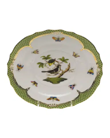 Herend Rothschild Bird Green Motif 01 Salad Plate | Thumbnail 2