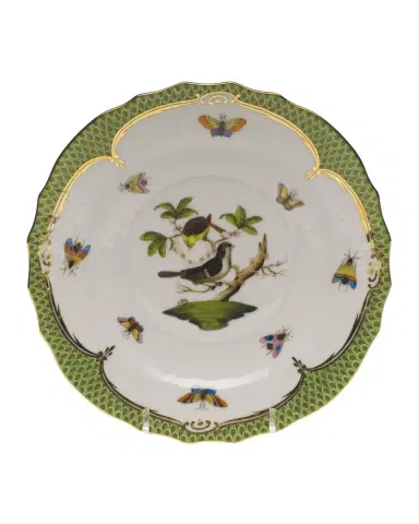 Herend Rothschild Bird Green Motif 01 Salad Plate | Thumbnail 1
