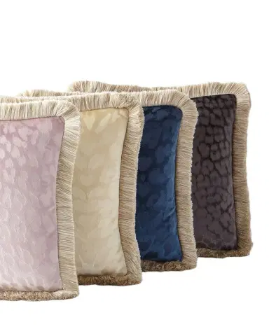 Roberto Cavalli Monogram Velvet Pillow, 16"Sq. | Thumbnail 1