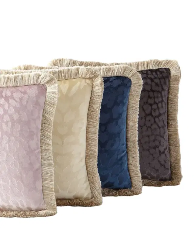 Roberto Cavalli Monogram Velvet Pillow, 16"Sq.