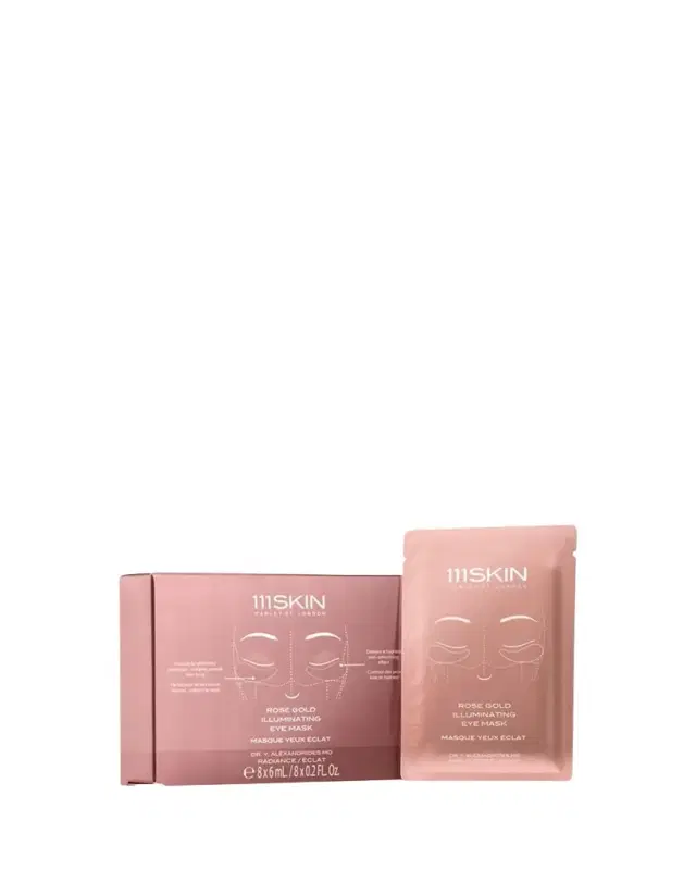 Rose Gold Illuminating Eye Mask Box, 8 Count