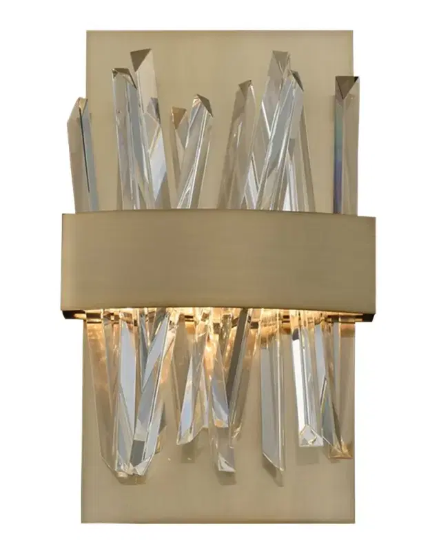 Allegri Crystal by Kalco Lighting Glacier 10" LED Wall Sconce