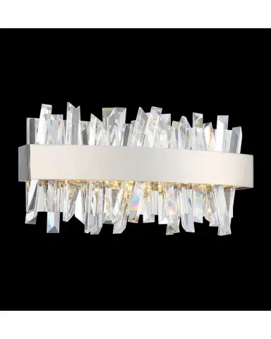 Allegri Crystal by Kalco Lighting Glacier 12" LED Bath Vanity Light | Thumbnail 2 Allegri Crystal by Kalco Lighting Glacier 12" LED Bath Vanity Light | Thumbnail 2