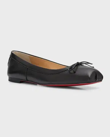 Christian Louboutin Mamadrague Napa Bow Ballerina Flats | Thumbnail 2 Christian Louboutin Mamadrague Napa Bow Ballerina Flats | Thumbnail 2