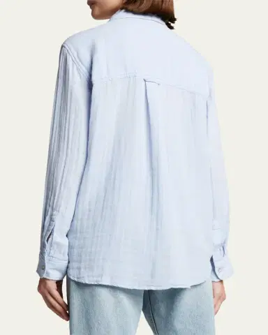 RAILS Ellis Gauze Cotton Button Down Shirt | Thumbnail 3 RAILS Ellis Gauze Cotton Button Down Shirt | Thumbnail 3