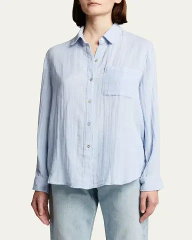 RAILS Ellis Gauze Cotton Button Down Shirt | Thumbnail 4 RAILS Ellis Gauze Cotton Button Down Shirt | Thumbnail 4