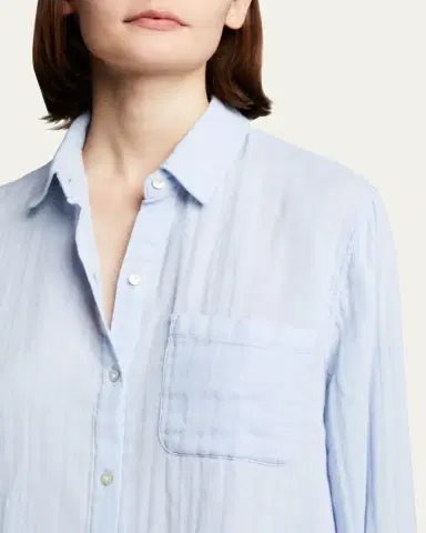 RAILS Ellis Gauze Cotton Button Down Shirt | Thumbnail 5 RAILS Ellis Gauze Cotton Button Down Shirt | Thumbnail 5