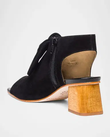 Bernardo Lizzie Suede Knot Zip Sandals | Thumbnail 2 Bernardo Lizzie Suede Knot Zip Sandals | Thumbnail 2