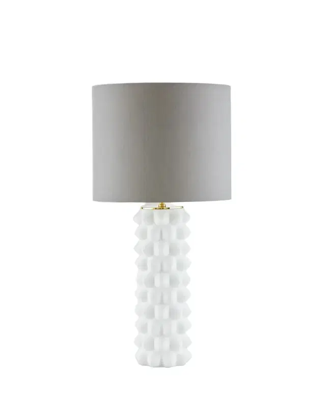 Georgia Table Lamp, White