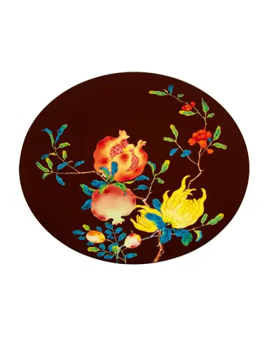 Raynaud Harmonia Chocolate Buffet Plate Coupe | Thumbnail 2