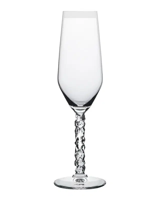 Orrefors Carat Champagne Flutes, Set of Two