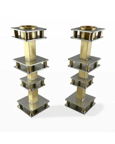 Joy Stember Metal Arts Studio Sylvia Candle Holders by Joy Stember | Thumbnail 2
