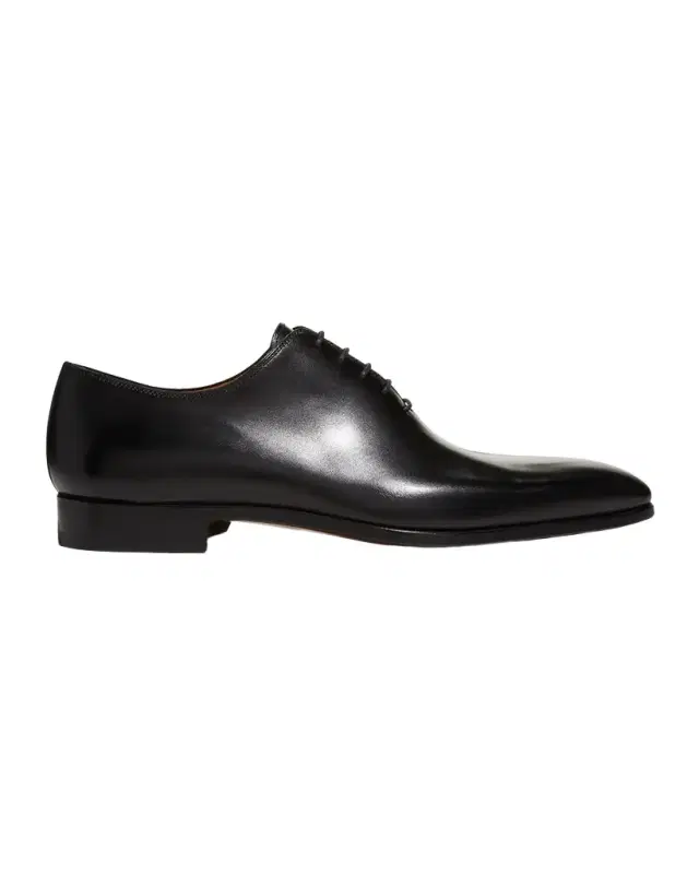 Men's Cruz Square-Toe Leather Oxfords