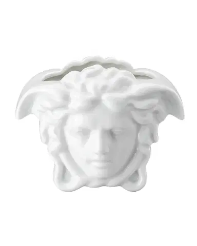 Versace Medusa Grande Vase in White - 3.5" | Thumbnail 1