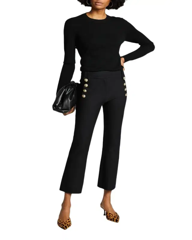 Derek Lam 10 Crosby Robertson Cropped Flare