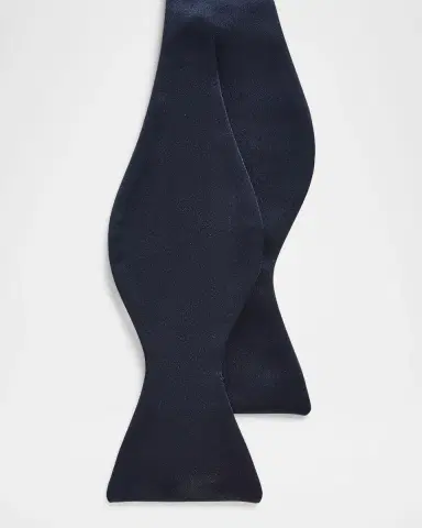 Ralph Lauren Purple Label Men's Silk Satin Bow Tie | Thumbnail 3