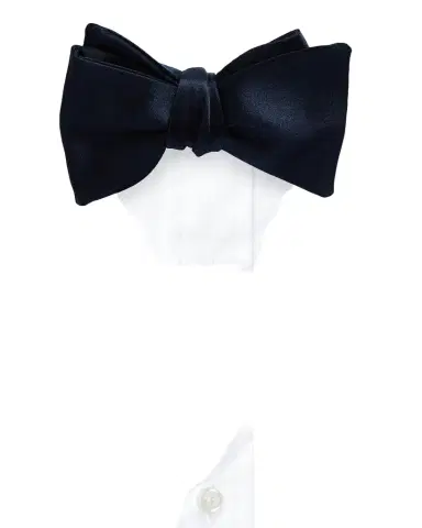 Ralph Lauren Purple Label Men's Silk Satin Bow Tie | Thumbnail 1