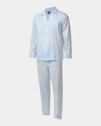 Majestic International Men's Piped Pajama Set | Thumbnail 3 Majestic International Men's Piped Pajama Set | Thumbnail 3