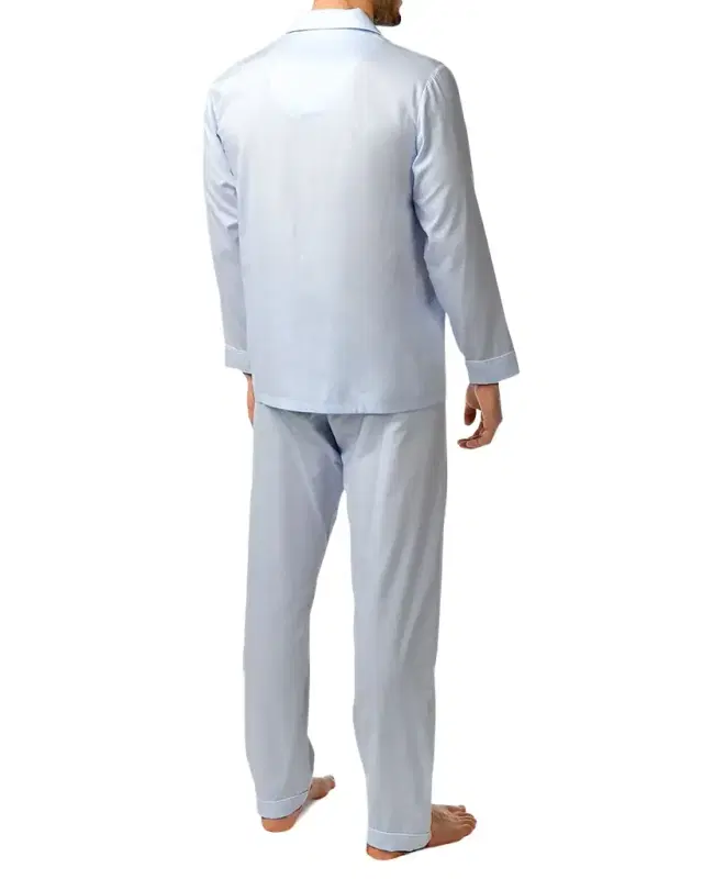 Men 's Piped Pajama Set
