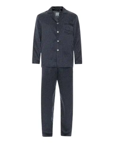Majestic International Men's Silk Dot Pajama Set | Thumbnail 1 Majestic International Men's Silk Dot Pajama Set | Thumbnail 1