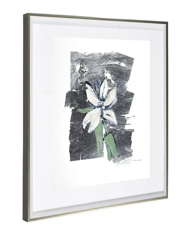 RFA Fine Art 'Silver Flower Lily ' Wall Art