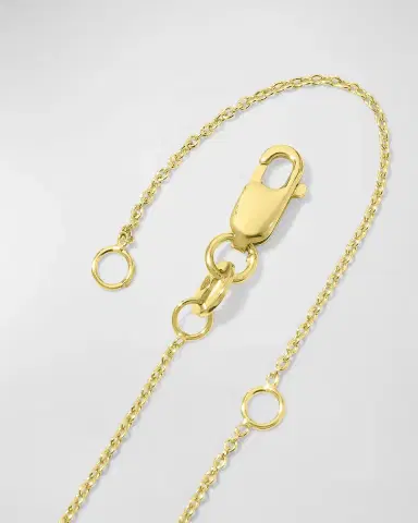 Roberto Coin Diamond Lock Tiny Treasure Necklace | Thumbnail 3