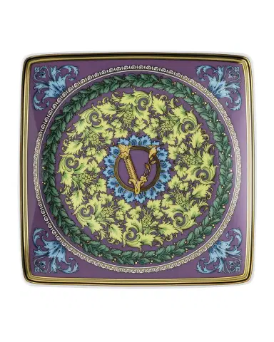 Versace Barocco Mosaic Square Canape Dish | Thumbnail 1
