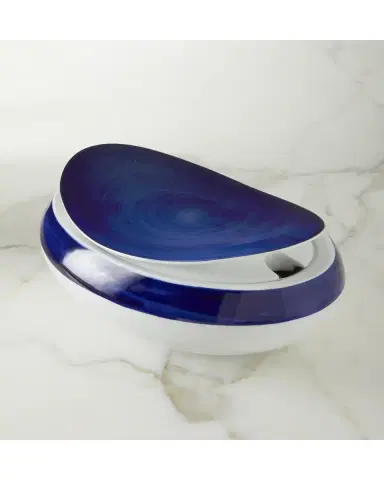 Neiman Marcus Brushstroke Cobalt Tureen | Thumbnail 2